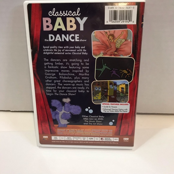 HBO Classical Baby (3- Pack) Music, Art and Dance DVD - Picture 7 of 14